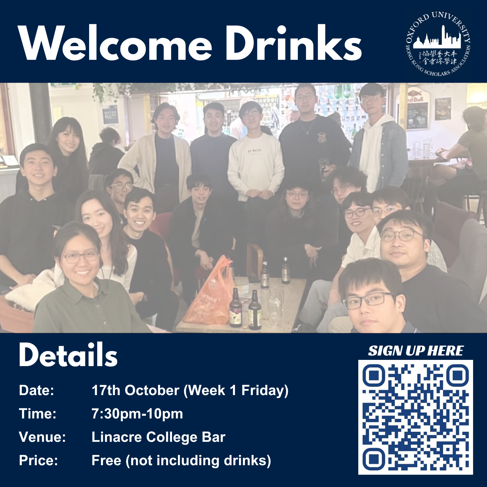 welcome drinks post
